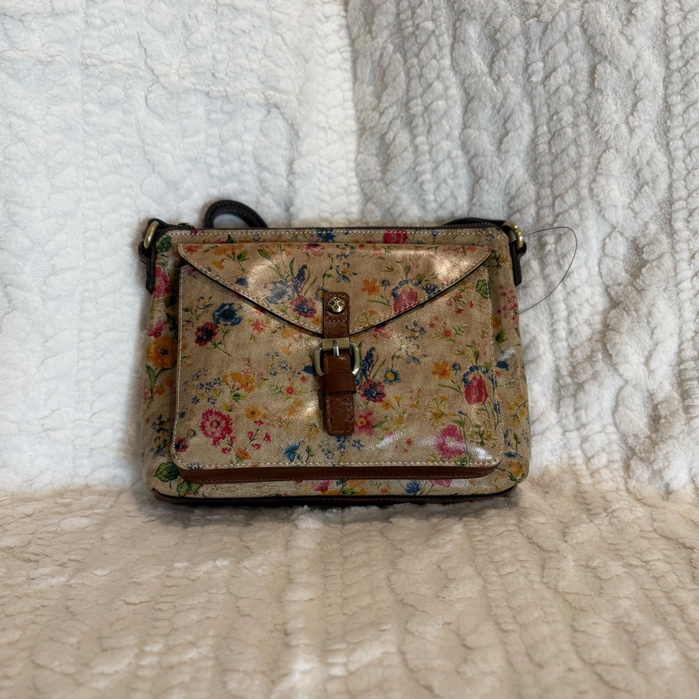 Patricia Nash Multicolor Floral Crossbody Bag NWT - Picture 2 of 8